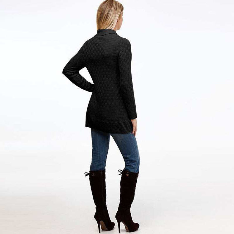 Oversized knitted cardigan