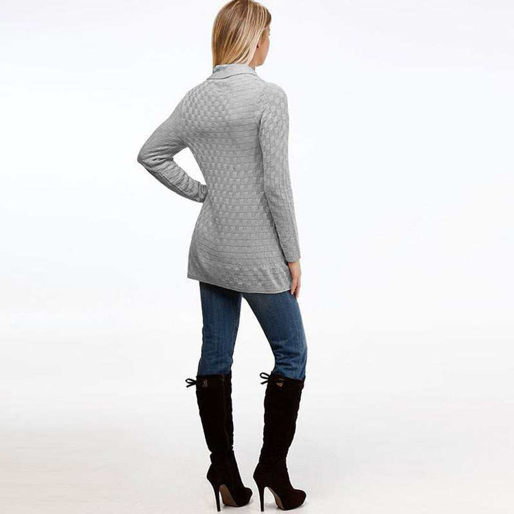 Oversized knitted cardigan
