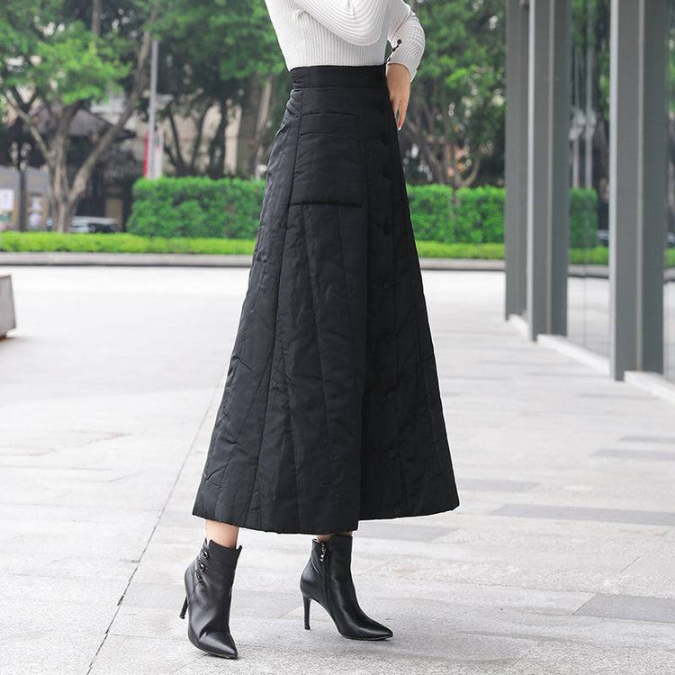 Down midi skirt