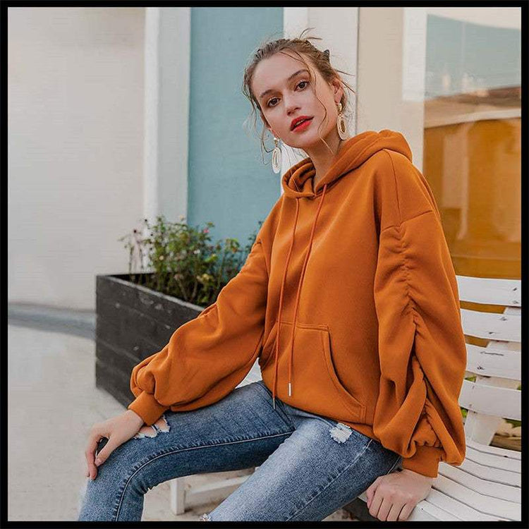 Pumpkin Color Pleated