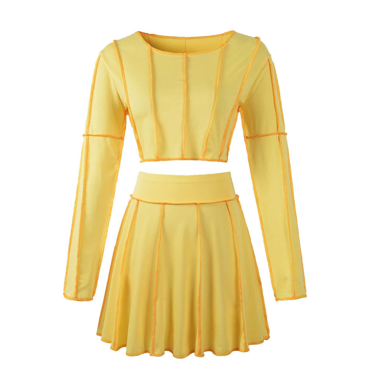 Mini pleated skirt