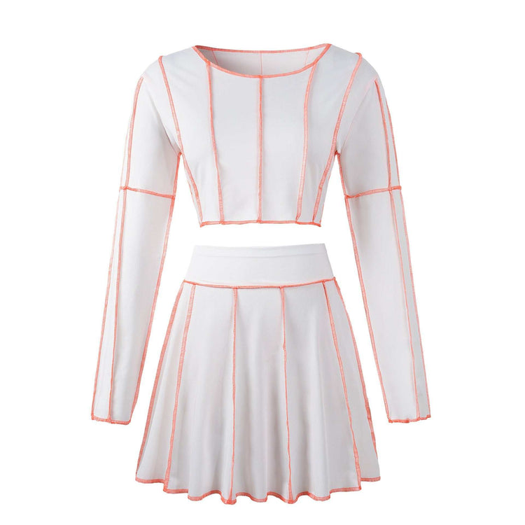 Mini pleated skirt