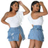 Ripped Pocket Denim