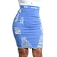 Hole bag hip skirt