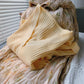 Knitted cardigan coat