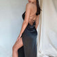 Satin Maxi Dress