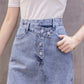 Autumn Irregular Long Denim Skirts