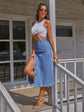 Button Irregular Slit