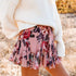 High waist pleated skirt