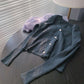 Knitted cardigan coat