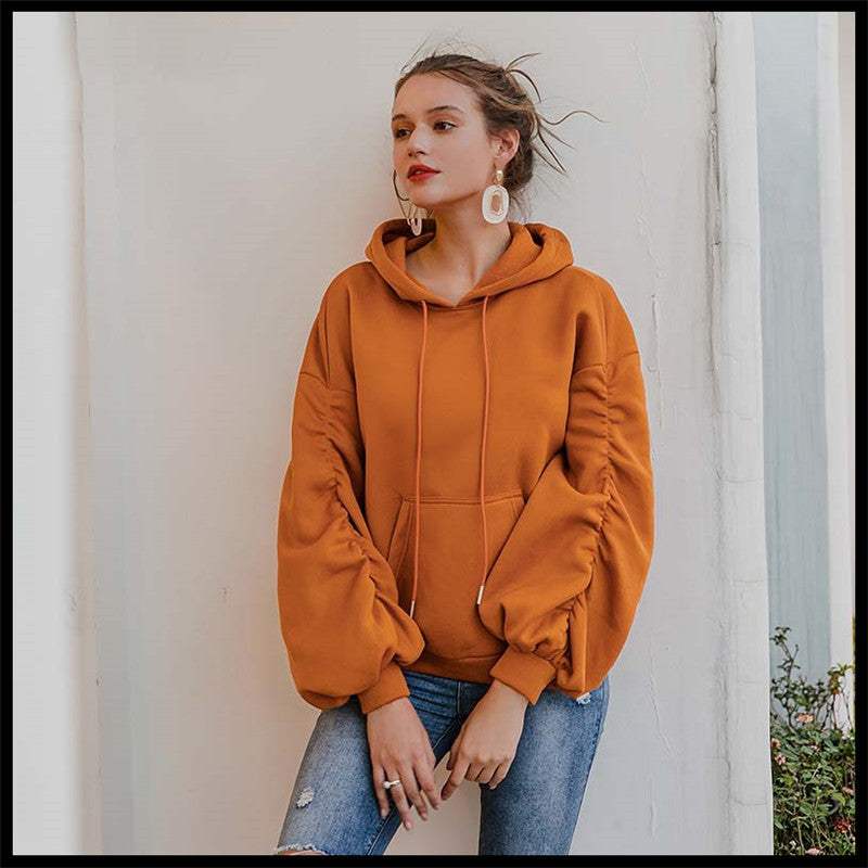 Pumpkin Color Pleated