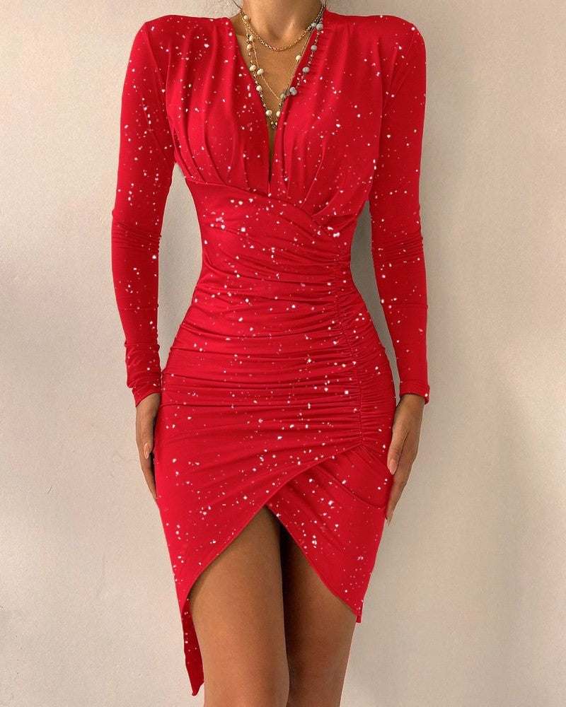 Printed Slim Dresses
