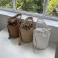 Trendy Fashion Net Red Bucket Bag Niche Design Diagonal Cross Ocean Shoulder Bag Casual Female Bag