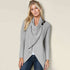 Oversized knitted cardigan