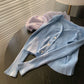 Knitted cardigan coat
