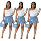 Ripped Pocket Denim