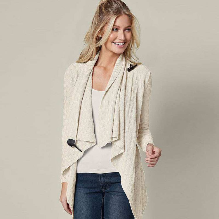 Oversized knitted cardigan
