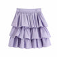 Layered mini skirt