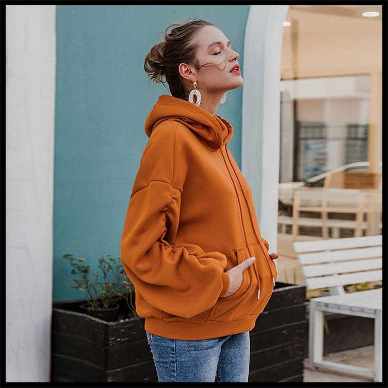 Pumpkin Color Pleated