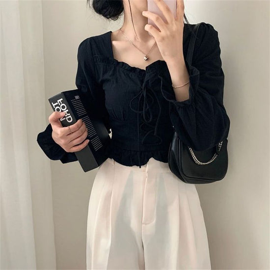 Retro Minority Simple Blouse For Women