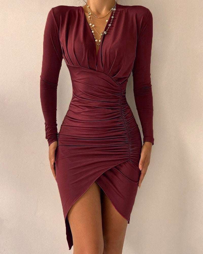 Printed Slim Dresses