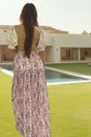 Floral Chiffon Cocktail Dress